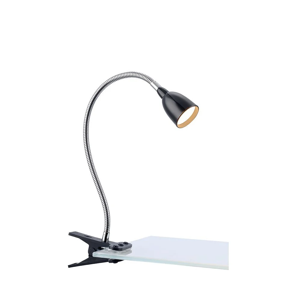 Lampe de table à pince LED Markslöjd Tulip 1L White
