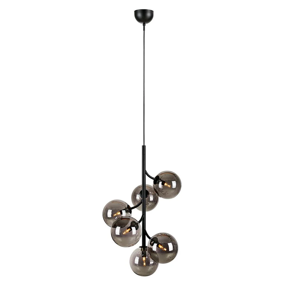Suspension Markslöjd Callisto 6L, noire