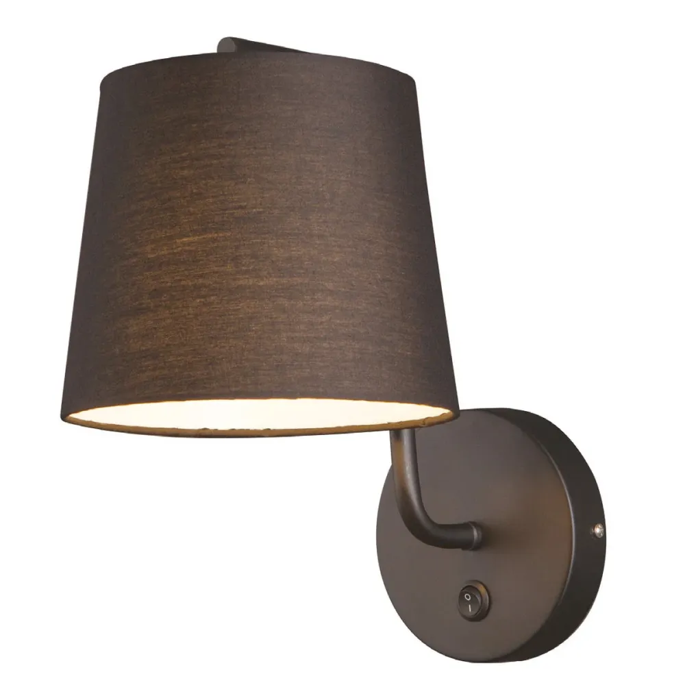 Applique murale Maxlight Chicago 1L, douille E27, hauteur 32 cm White