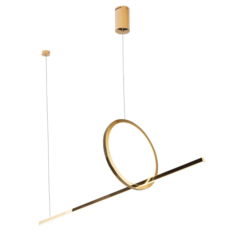 Suspension linéaire LED Maxlight Lozanna 1L Gold