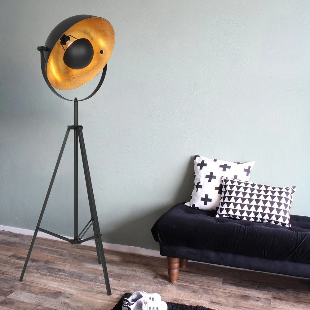 Lampadaire Mexlite Sunflower 1L noir