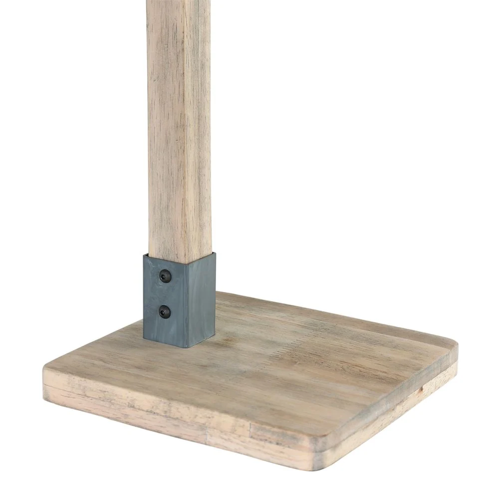 Lampe de bureau Mexlite Gearwood 1L, gris métal, culot E27, hauteur 50 cm