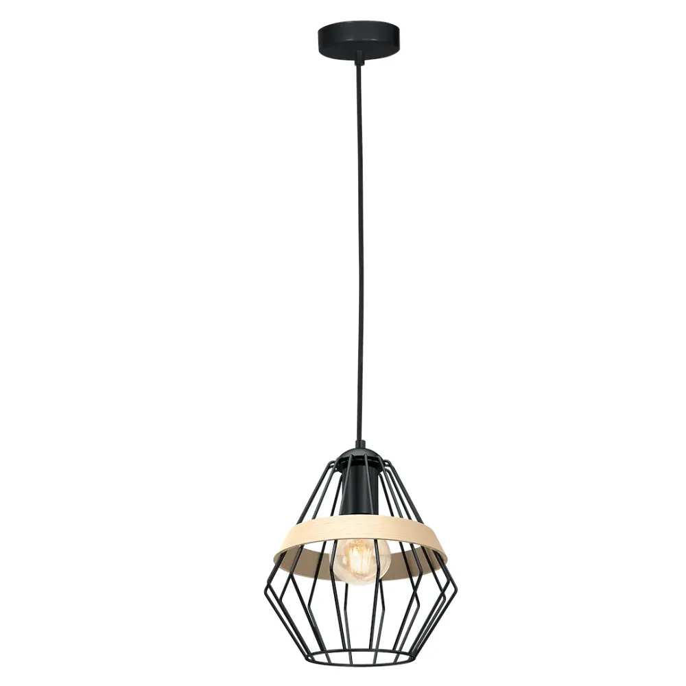 Lampe à suspension Milagro Cliff E27