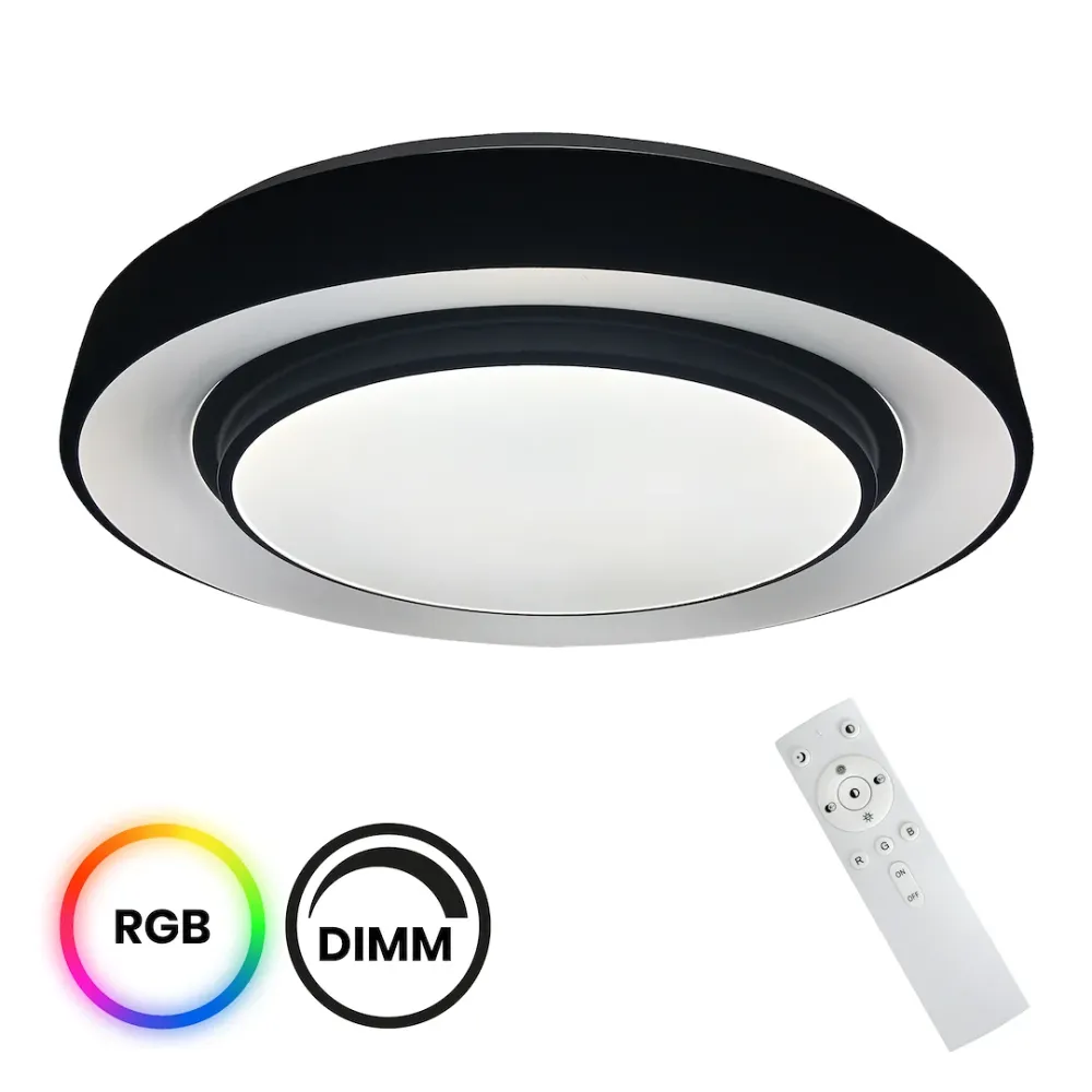 Plafonnier encastré Milagro Plates LED D 38 cm