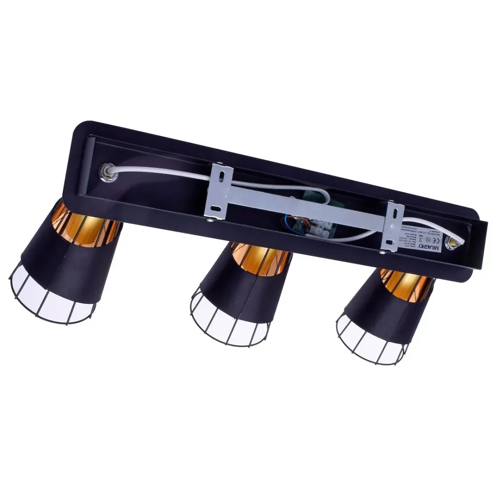 Plafonnier Milagro Rick E14 H 18 cm