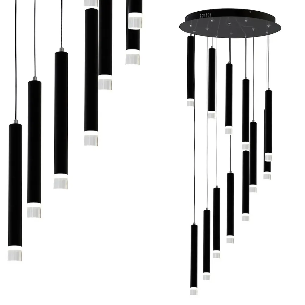 Suspension LED Milagro Carbon