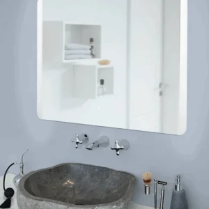 Miroir de salle de bain avec lumière - Eglo