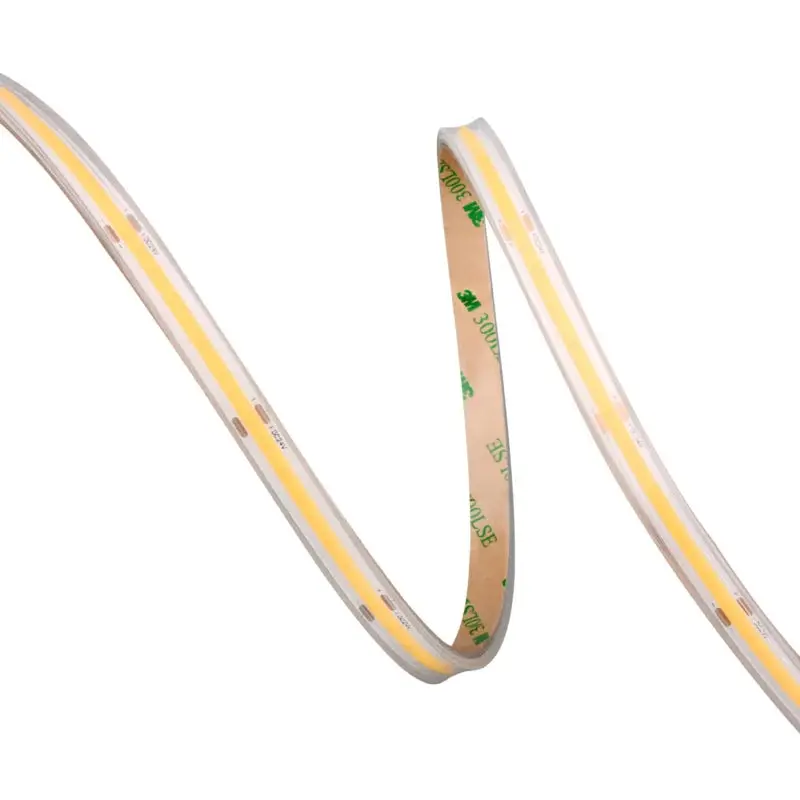 10 mètres | COB | Strip LED | Blanc clair | 8 mm | Dimmable | 24v Connecteur féminin IP67