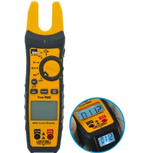 Multimètre à mâchoires fendues IDEAL TightSight 200 CA/CC TRMS avec lampe de poche et NCVT, modèle 61-415