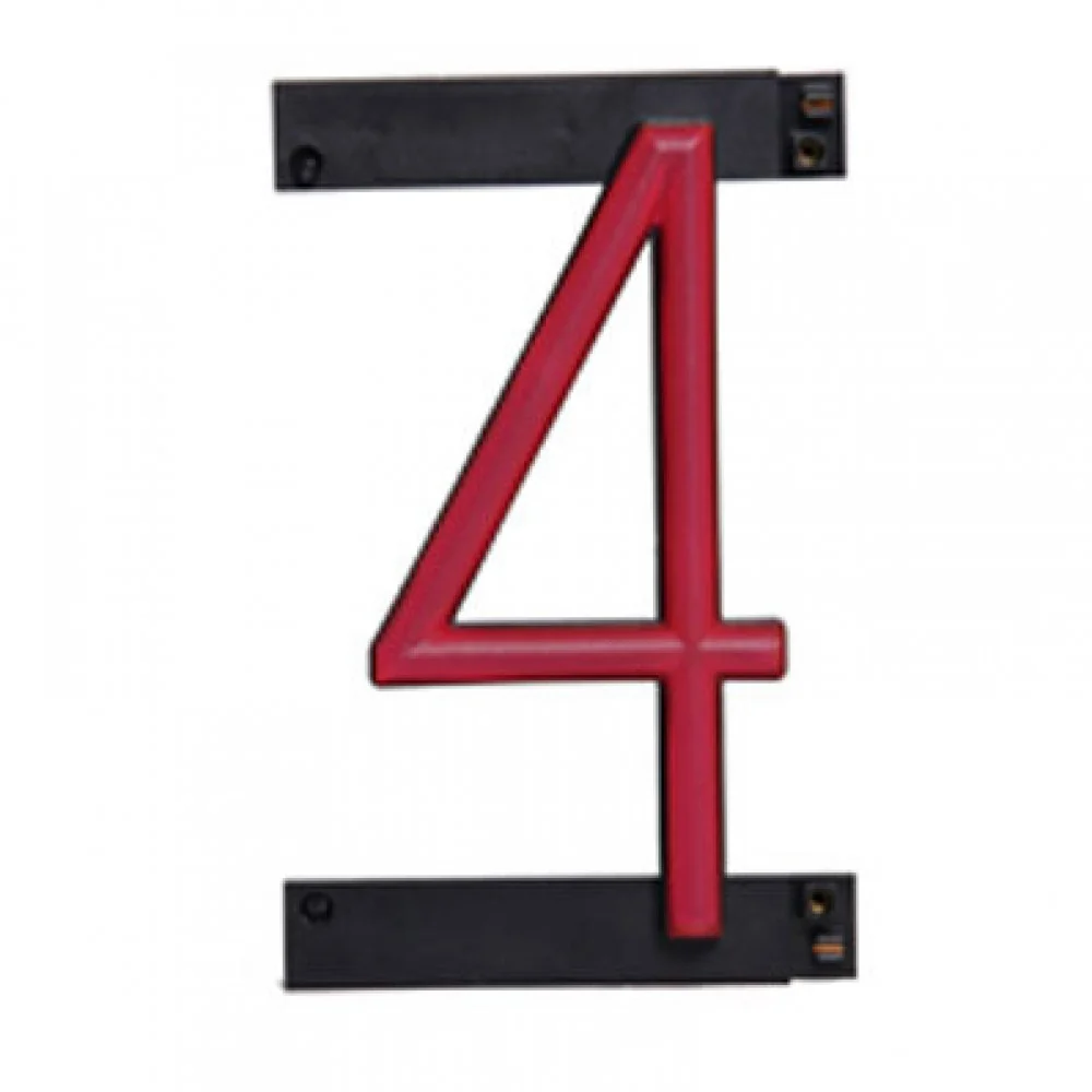 Nombre LED Neon 4 largeur 90Mm Hauteur 161Mm Contexte 38Mm