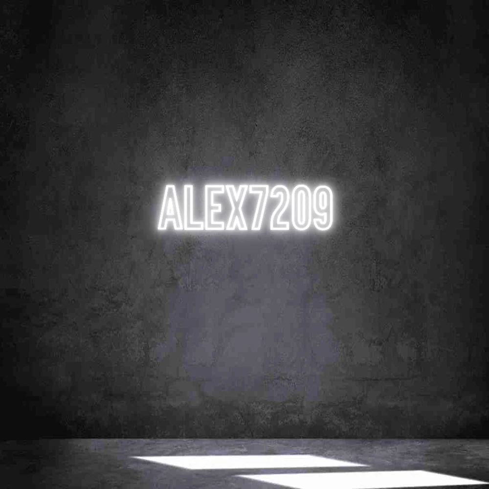 Néon personnalisé: Alex7209