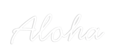 Néon personnalisé: Aloha