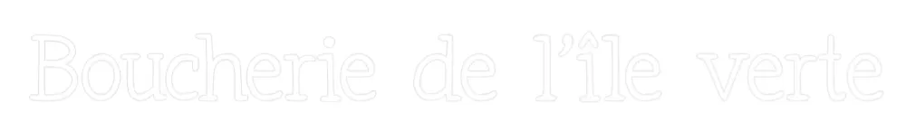 Néon personnalisé: Boucherie de l'...