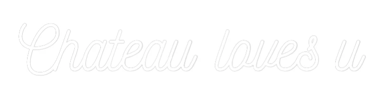 Néon personnalisé: Chateau loves...