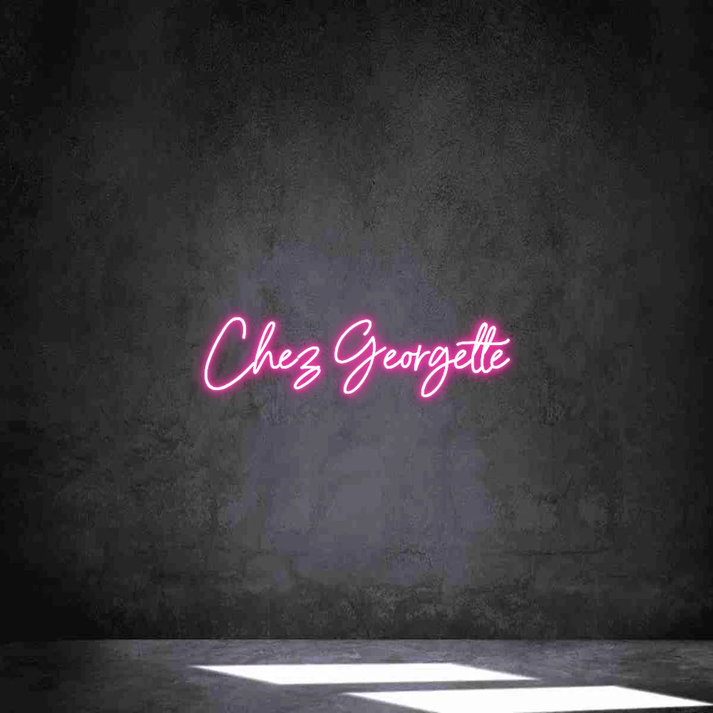 Néon personnalisé: Chez Georgette
