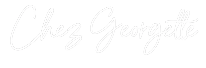 Néon personnalisé: Chez Georgette