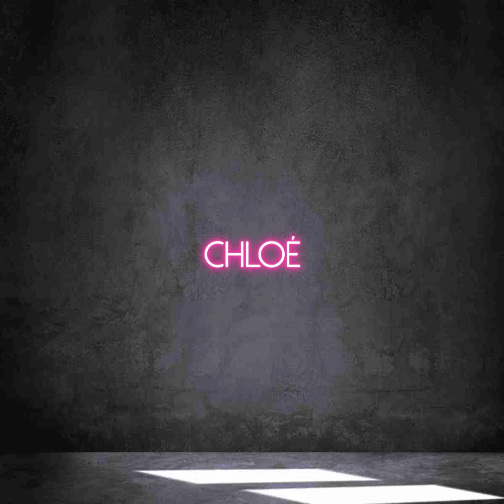 Néon personnalisé: Chloé