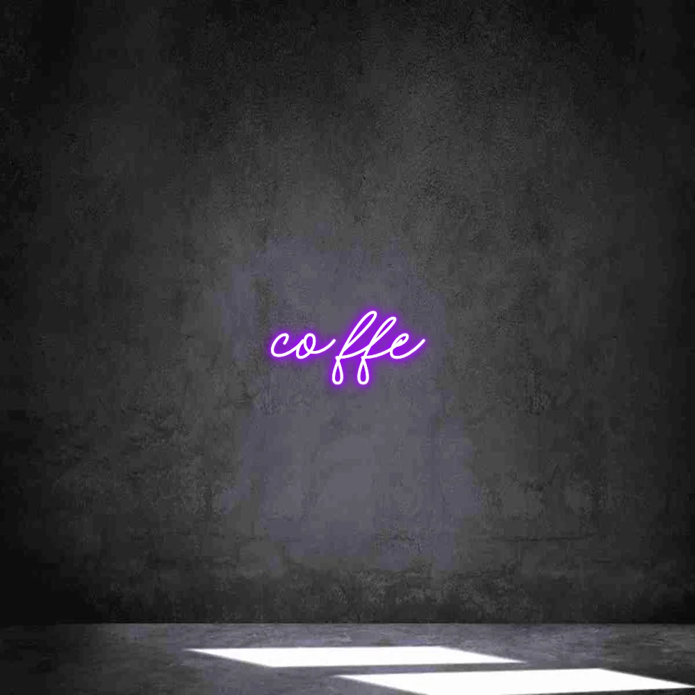 Néon personnalisé: coffe