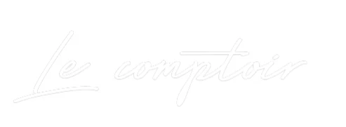 Néon personnalisé: Le comptoir
