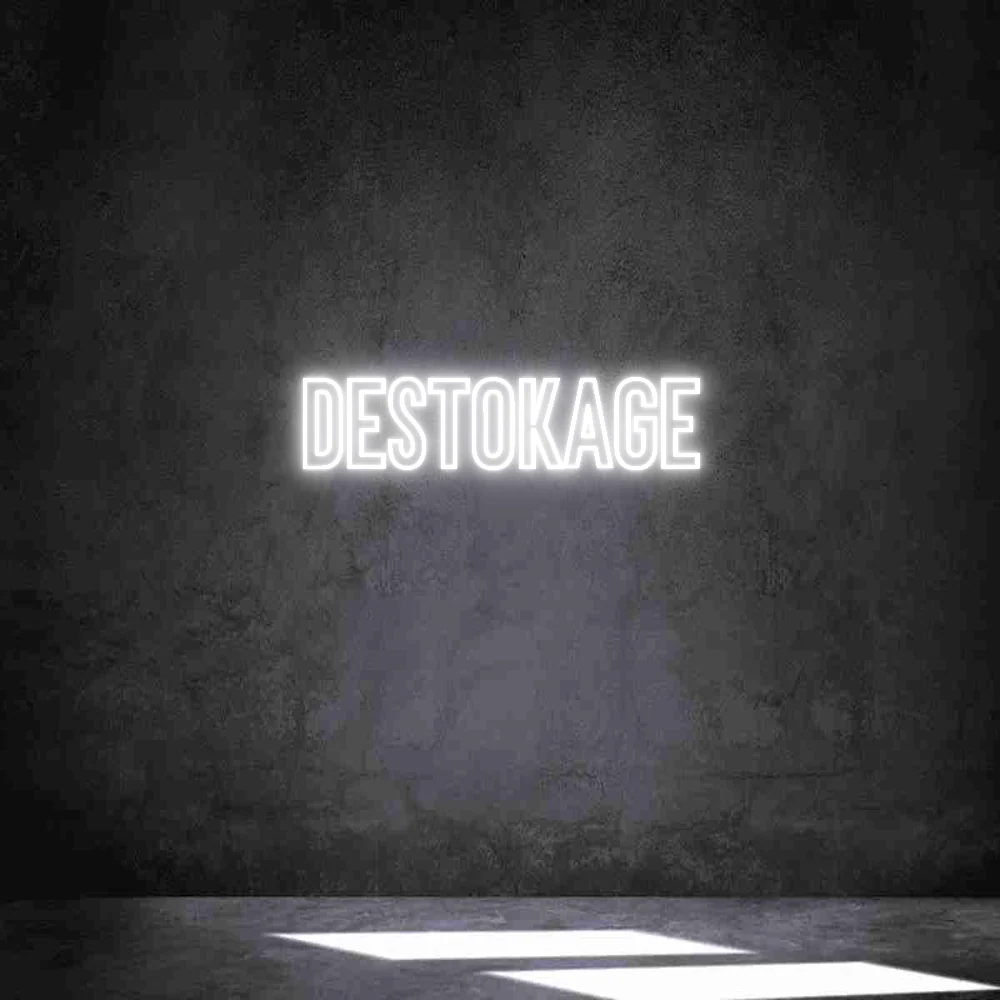 Néon personnalisé: DESTOKAGE
