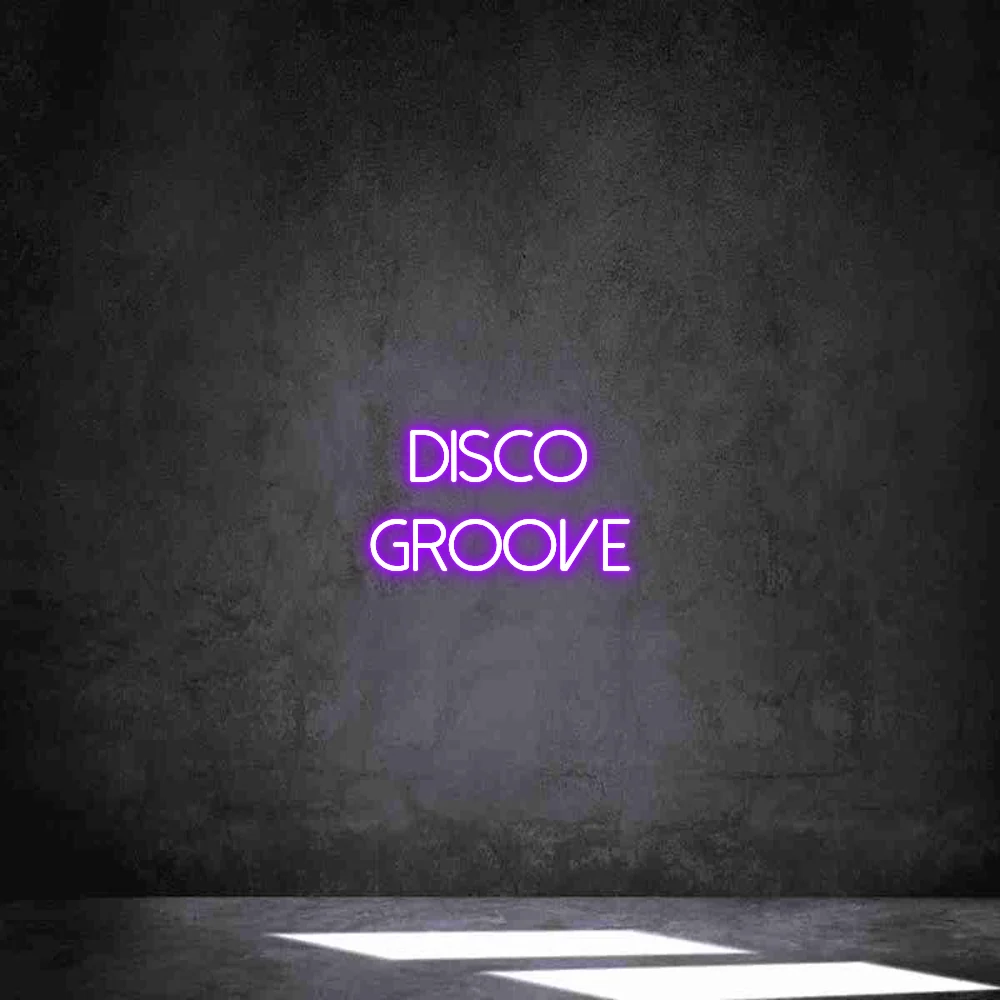 Néon personnalisé: Disco Groove