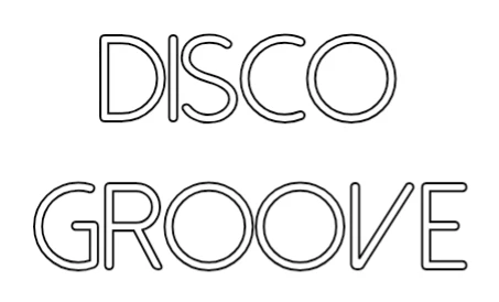 Néon personnalisé: Disco Groove