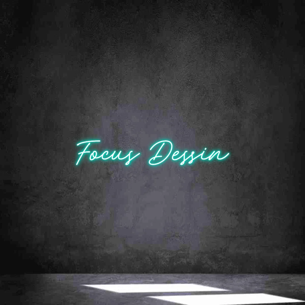 Néon personnalisé: Focus Dessin