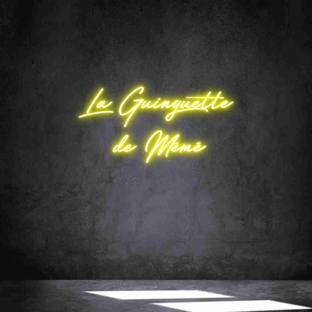Néon personnalisé: La Guinguette d...