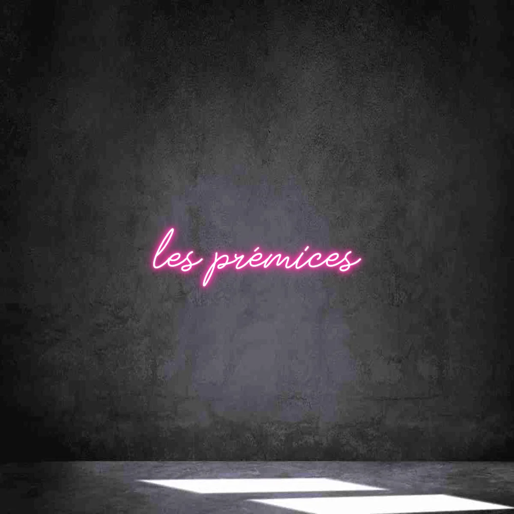 Néon personnalisé: les prémices