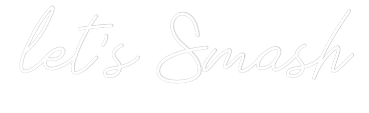 Néon personnalisé: let’s Smash