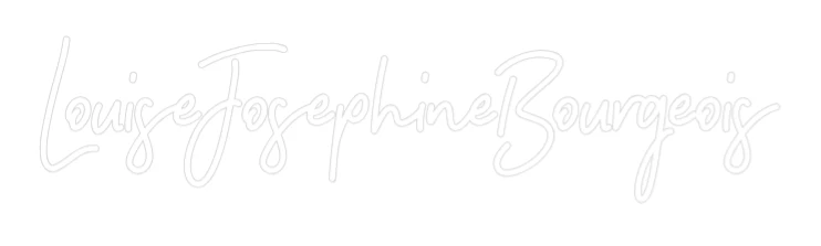 Néon personnalisé: LouiseJosephine...