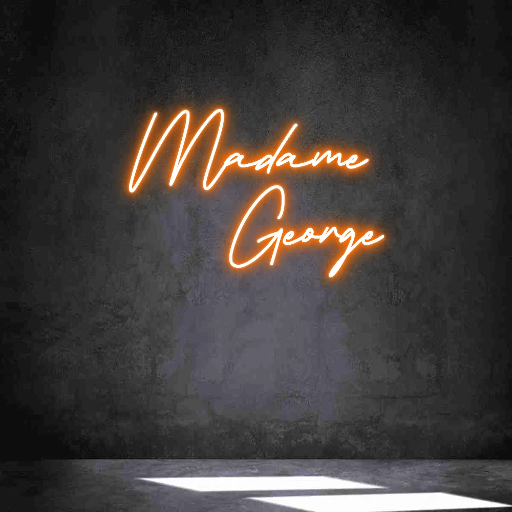 Néon personnalisé: Madame George