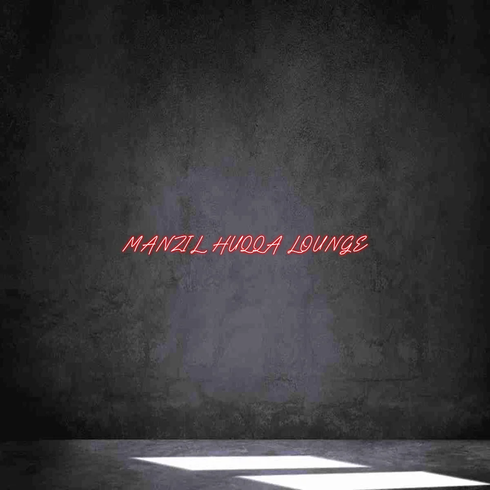 Néon personnalisé: MANZIL HUQQA LO...