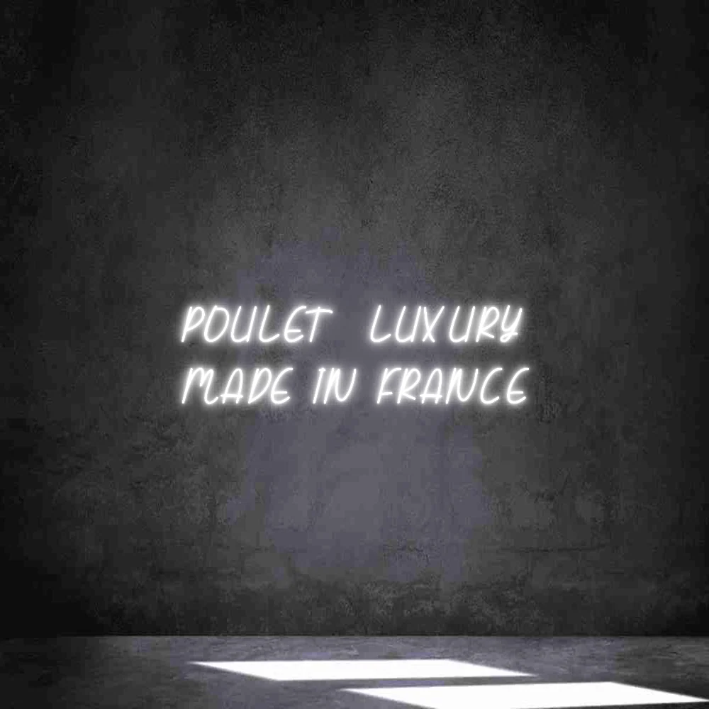 Néon personnalisé: POULET LUXURY M...