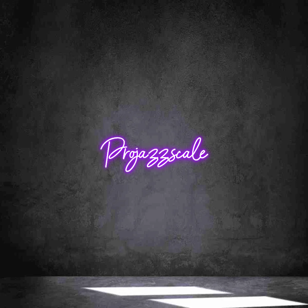 Néon personnalisé: Projazzscale