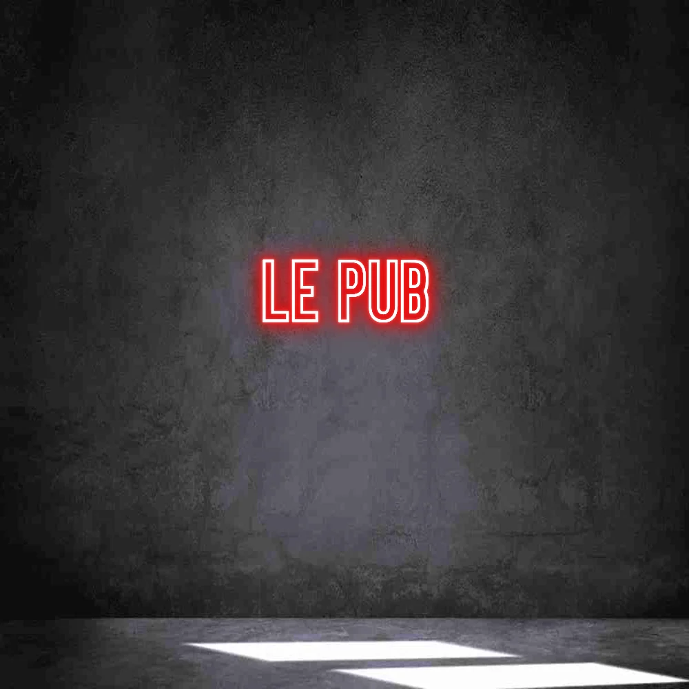 Néon personnalisé: LE PUB