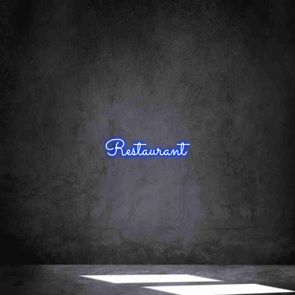 Néon personnalisé: Restaurant