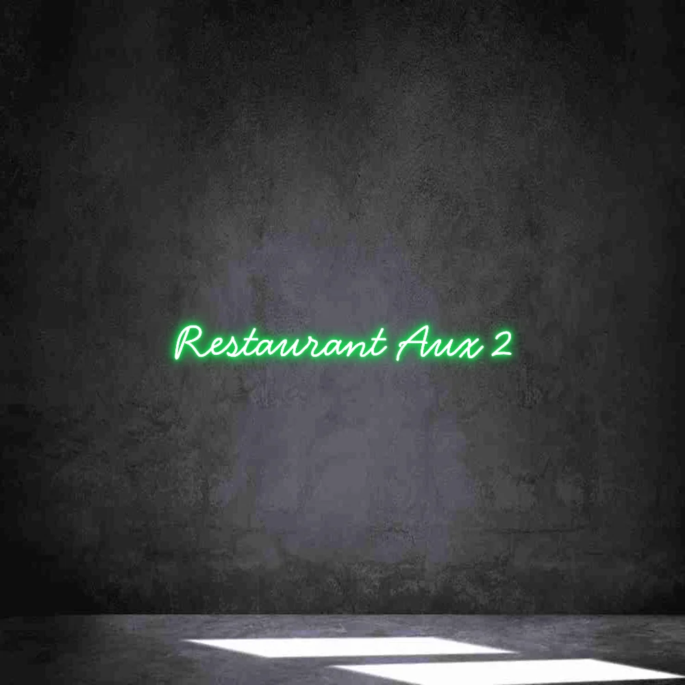 Néon personnalisé: Restaurant Au...