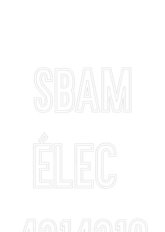 Néon personnalisé: SBAM Élec 43143...