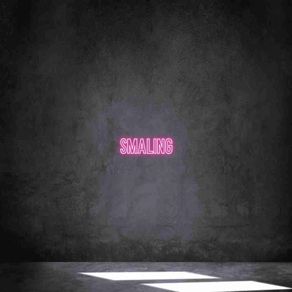 Néon personnalisé: Smaling