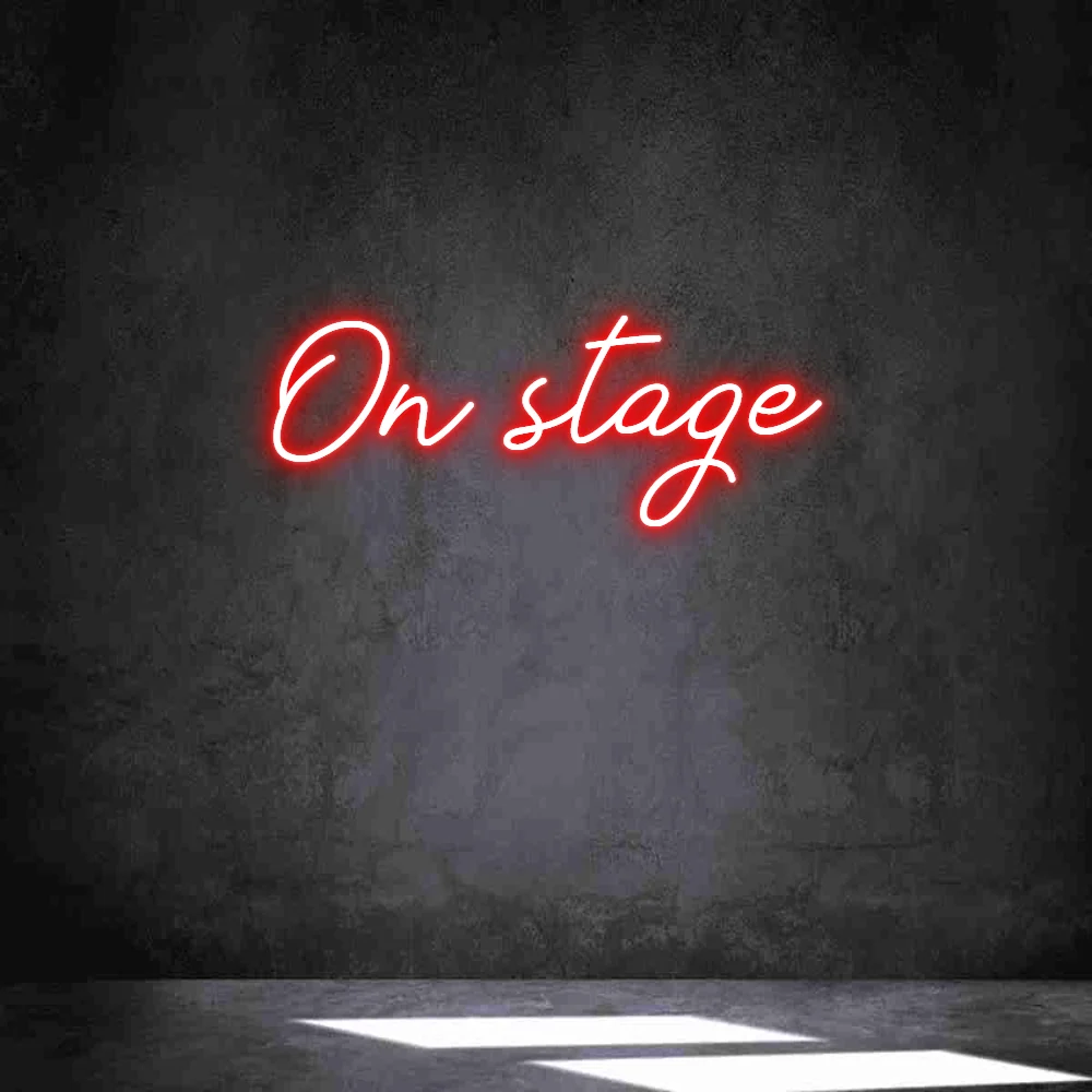 Néon personnalisé: On stage