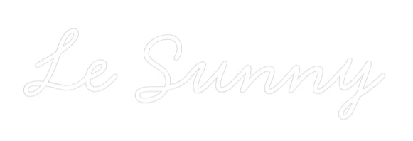 Néon personnalisé: Le Sunny