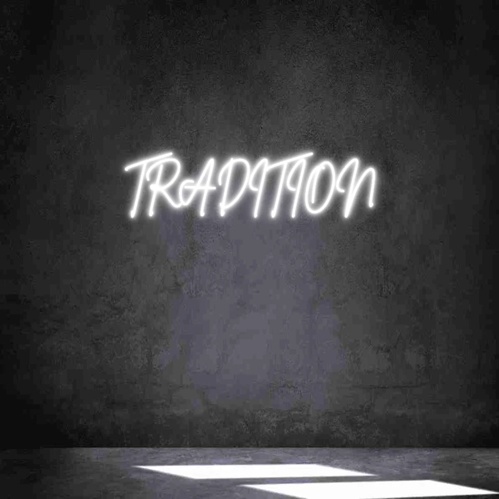 Néon personnalisé: TRADITION