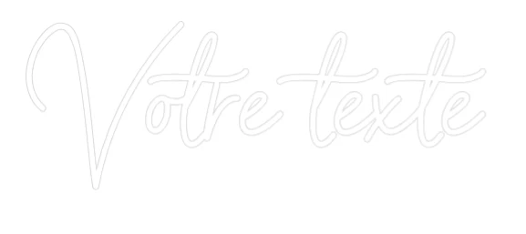 Néon personnalisé: Votre texte