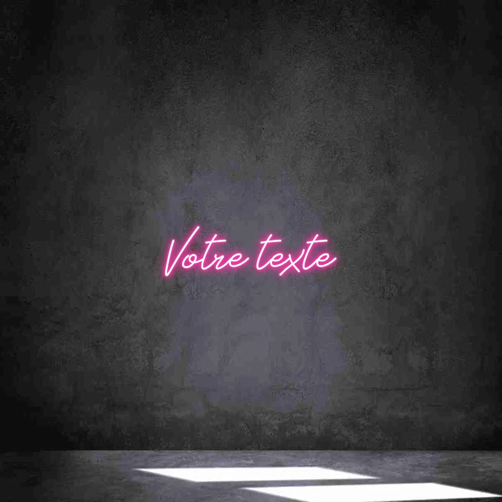 Néon personnalisé: Votre texte