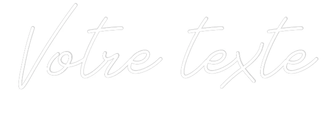 Néon personnalisé: Votre texte