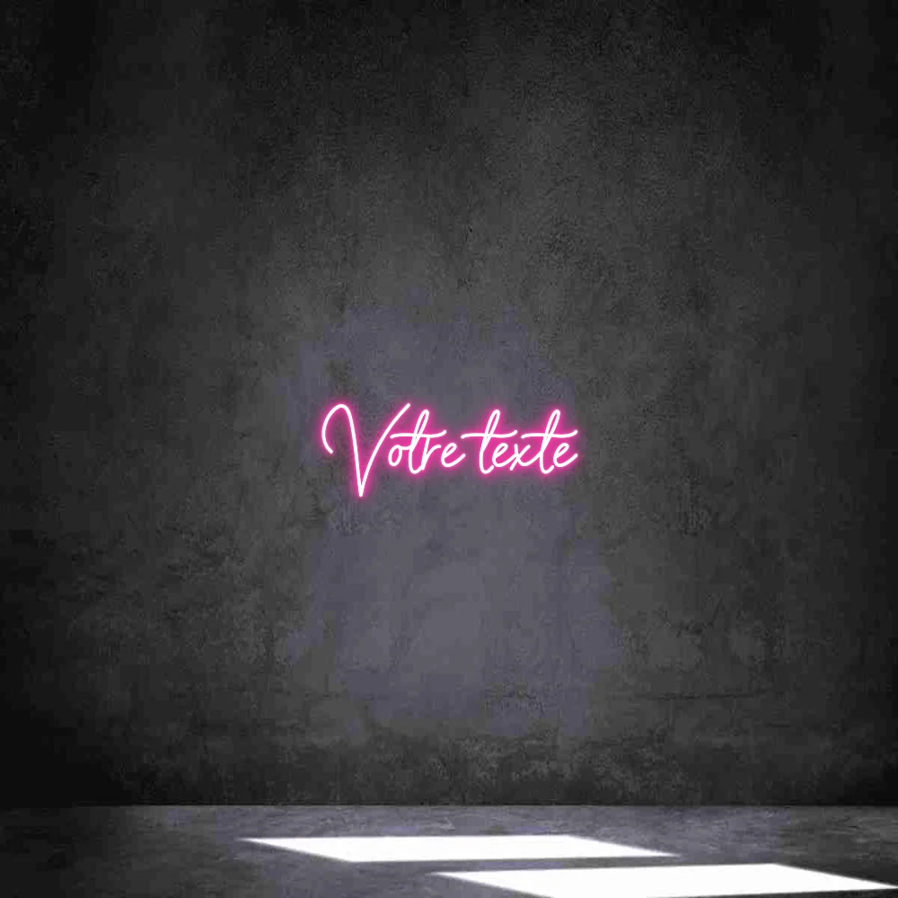 Néon personnalisé: Votre texte