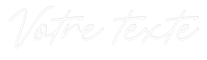 Néon personnalisé: Votre texte