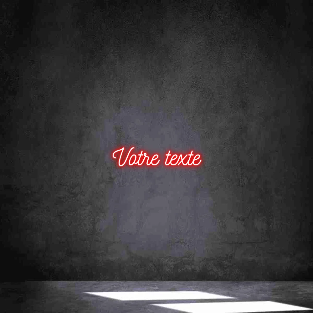 Néon personnalisé: Votre texte