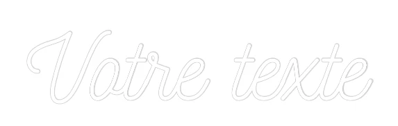 Néon personnalisé: Votre texte